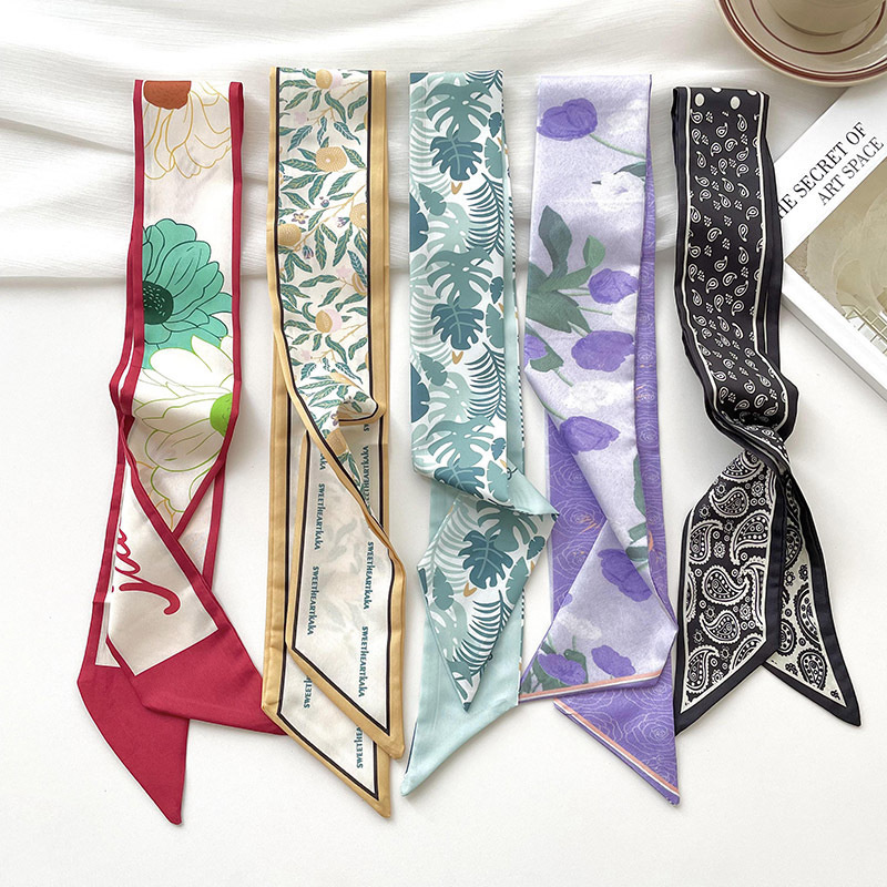 Face Scarf Mask - Новая роскошная брендовая модель, маленький шелковый