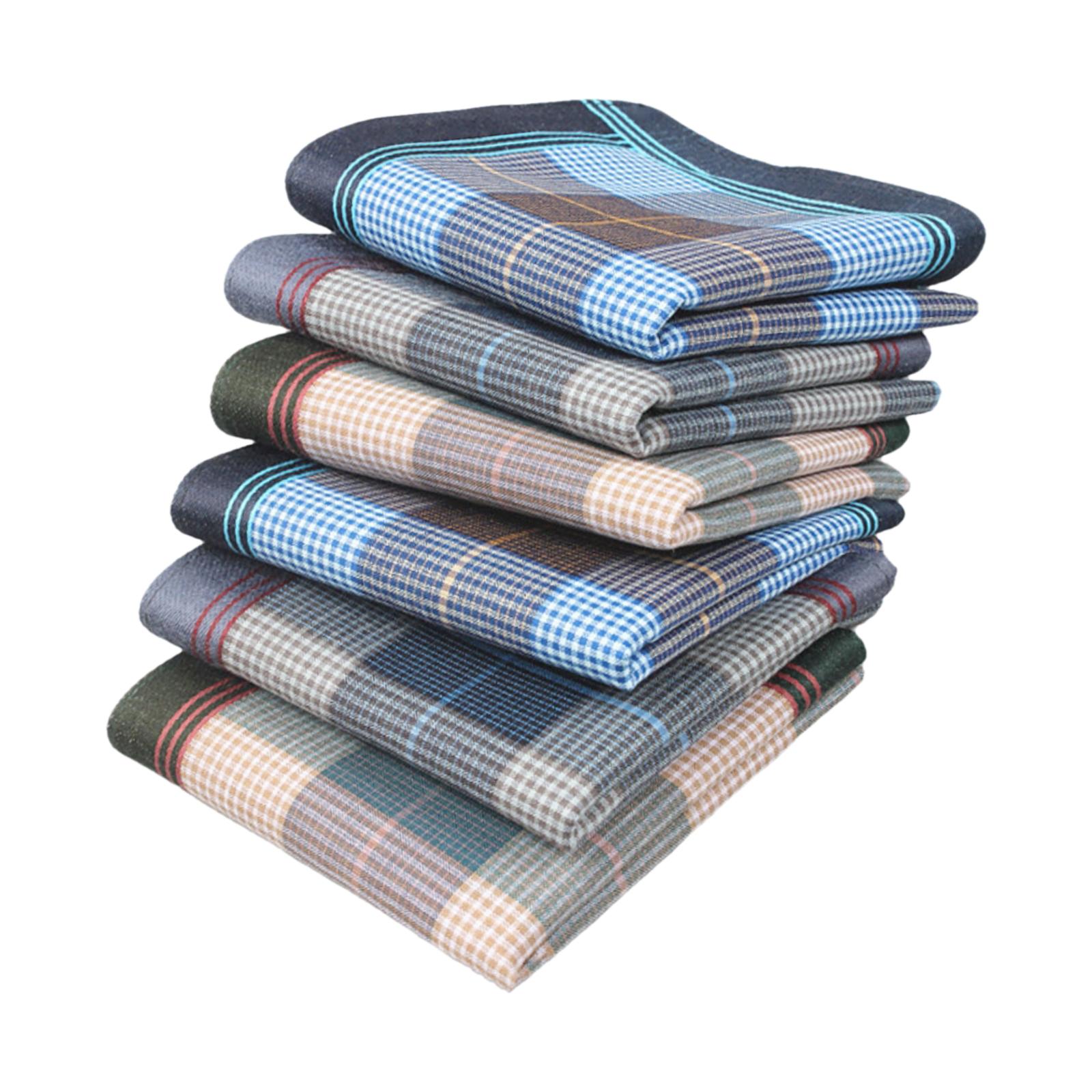 Набор из 6 хлопковых платков у – обзор и цена Handkerchief Cotton Men