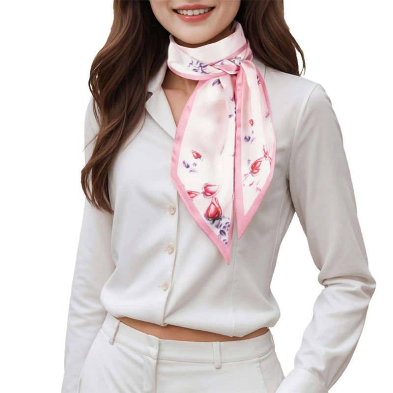 Модный полосатый шарф с лентой – обзор и цена Ascot Neck Scarf