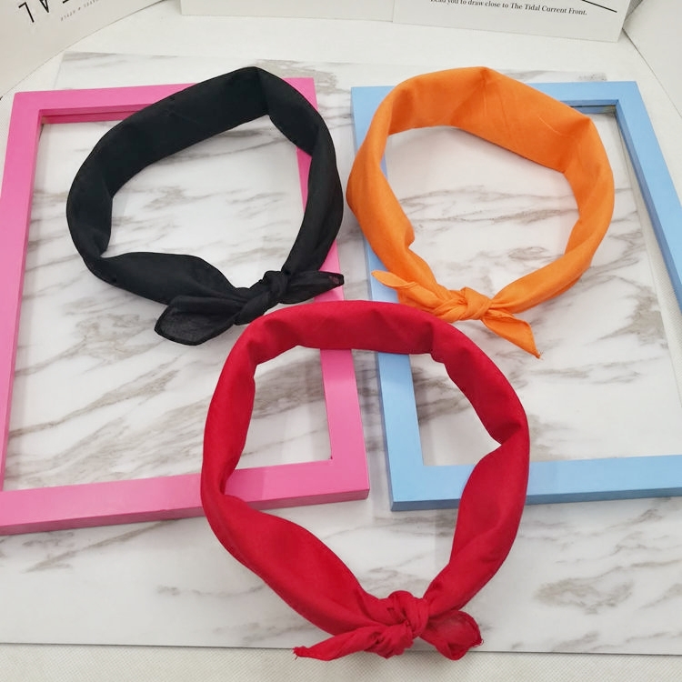 Однотонная хлопковая бандана в – обзор и цена Bandana Cotton