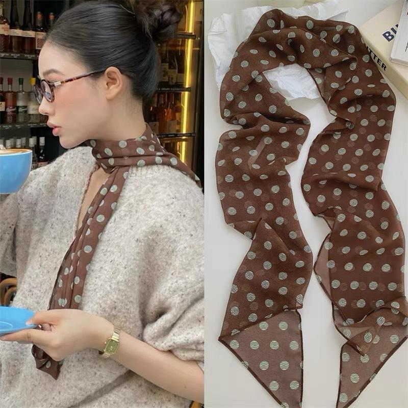 Шелковый шарф в горошек с цвет – обзор и цена Face Scarf Mask
