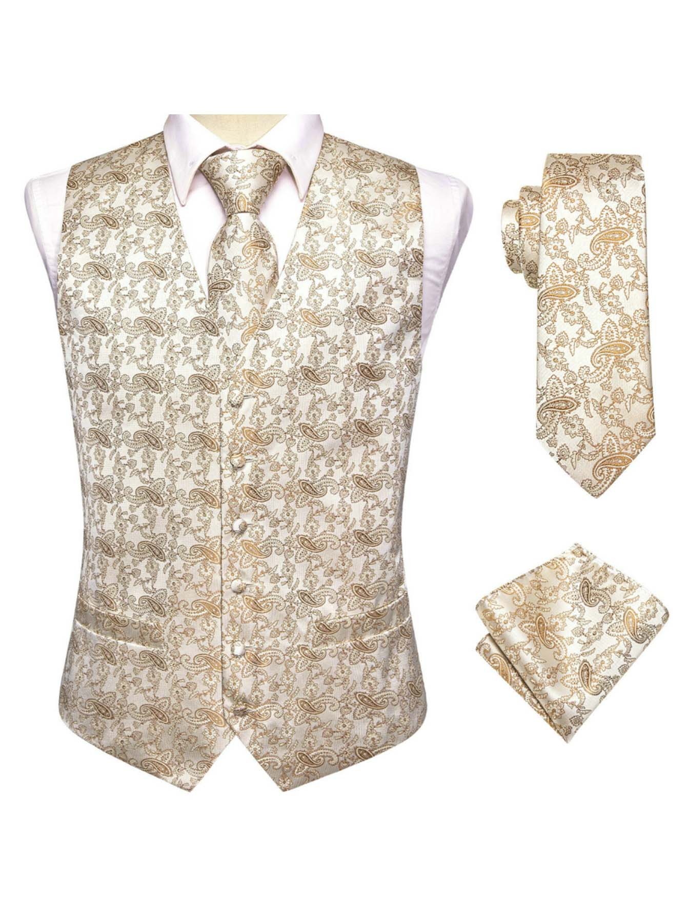 Мужской костюм-тройка Apricot: – обзор и цена Pocket Square Set